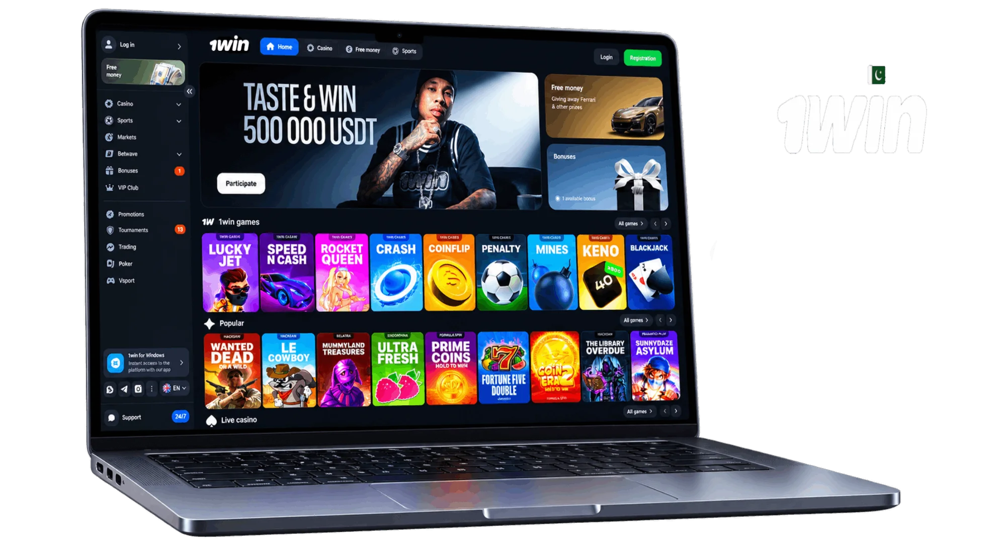 1win official website – casino games, sports betting, and bonuses